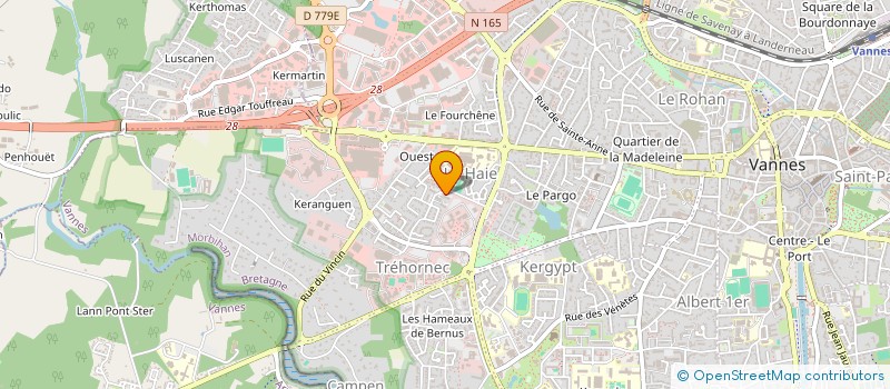 localisation de l'entreprise MONSIEUR NICOLAS GRUET à VANNES
