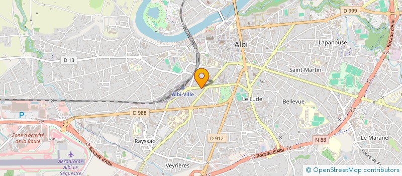 localisation de l'entreprise MONSIEUR NICOLAS GRUNBERG  ALBI