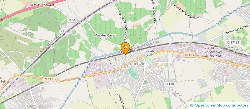 localisation de l'entreprise MONSIEUR NICOLAS GRZYBOWSKI  LUNEL-VIEL