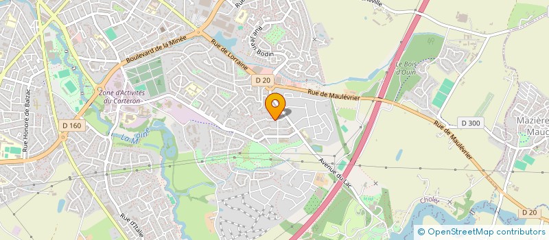 localisation de l'entreprise MONSIEUR NICOLAS GUEGAN à CHOLET