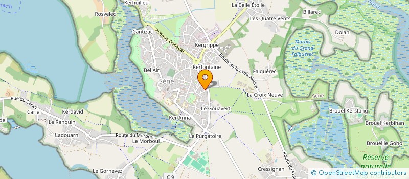 localisation de l'entreprise MONSIEUR NICOLAS GUEGUEN à SENE