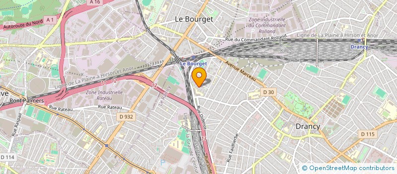 localisation de l'entreprise MONSIEUR NICOLAS GUENEAU à DRANCY