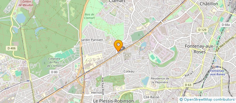 localisation de l'entreprise MONSIEUR NICOLAS GUENOT à CLAMART