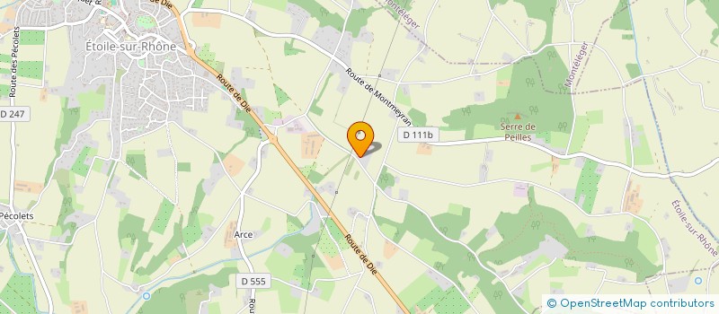 localisation de l'entreprise MONSIEUR NICOLAS GUERDNER  ETOILE-SUR-RHONE