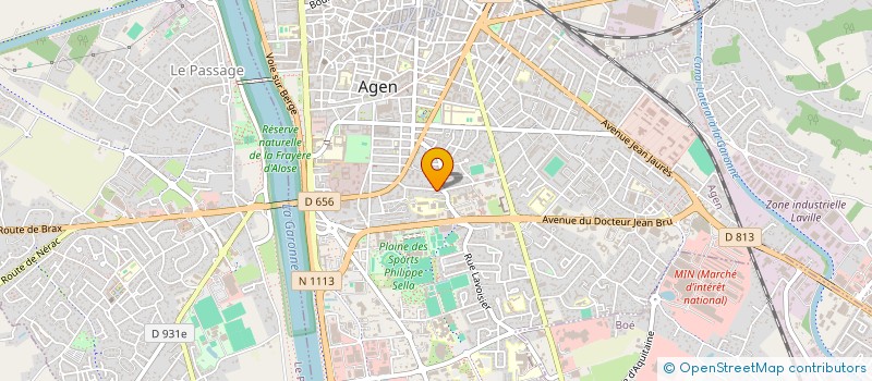 localisation de l'entreprise MONSIEUR NICOLAS GUERIN à AGEN