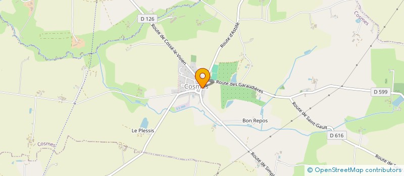 localisation de l'entreprise MONSIEUR NICOLAS GUERIN  COSMES