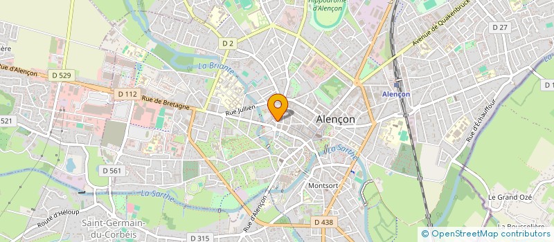 localisation de l'entreprise MONSIEUR NICOLAS GUERIN à ALENCON