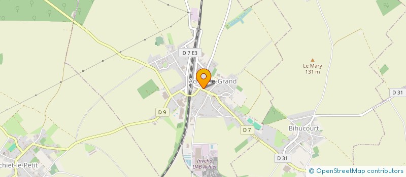 localisation de l'entreprise MONSIEUR NICOLAS GUERLET  BIHUCOURT