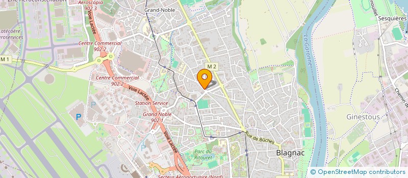 localisation de l'entreprise MONSIEUR NICOLAS GUERNEVEL  BLAGNAC