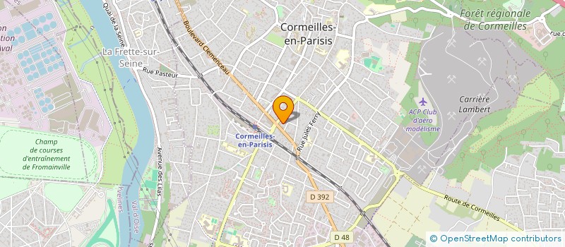 localisation de l'entreprise MONSIEUR NICOLAS GUERNIER  CORMEILLES-EN-PARISIS