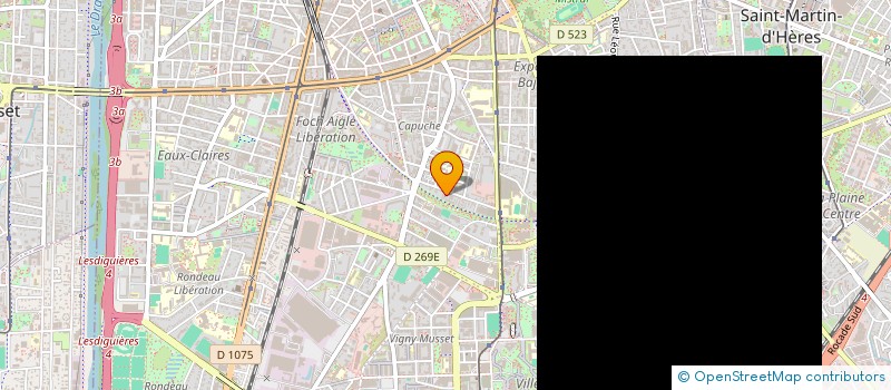 localisation de l'entreprise MONSIEUR NICOLAS GUERRA  GRENOBLE