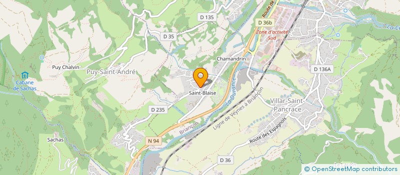 localisation de l'entreprise MONSIEUR NICOLAS GUERRAZ à BRIANCON