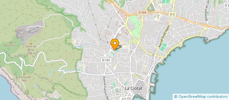 localisation de l'entreprise MONSIEUR NICOLAS GUERRY à LA CIOTAT