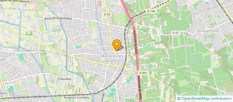 localisation de l'entreprise MONSIEUR NICOLAS GUERS  MORIERES-LES-AVIGNON
