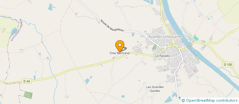 localisation de l'entreprise MONSIEUR NICOLAS GUERY à AVAILLES-LIMOUZINE