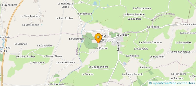 localisation de l'entreprise MONSIEUR NICOLAS GUESDON à MONTAUTOUR