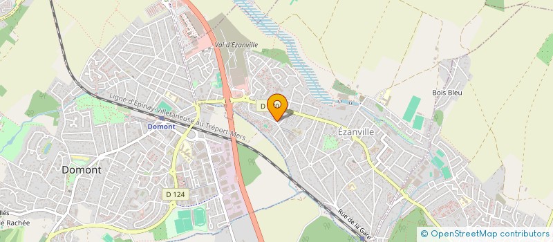 localisation de l'entreprise MONSIEUR NICOLAS GUESDON  EZANVILLE