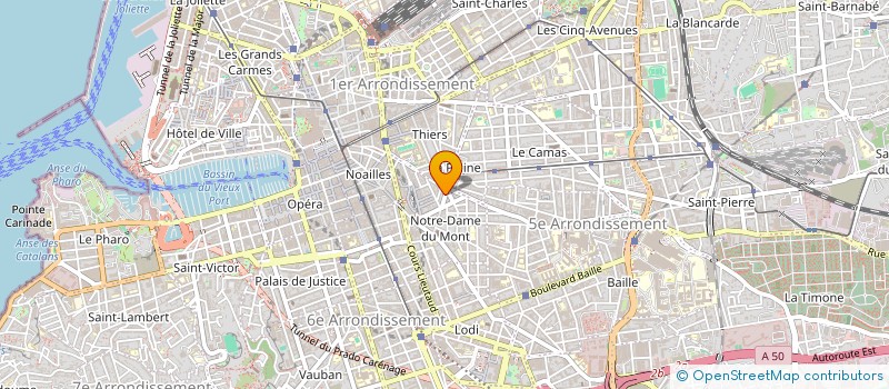 localisation de l'entreprise MONSIEUR NICOLAS GUIBERT à MARSEILLE