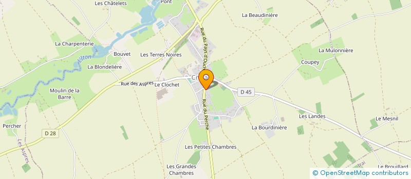 localisation de l'entreprise MONSIEUR NICOLAS GUIBOUX à CRULAI