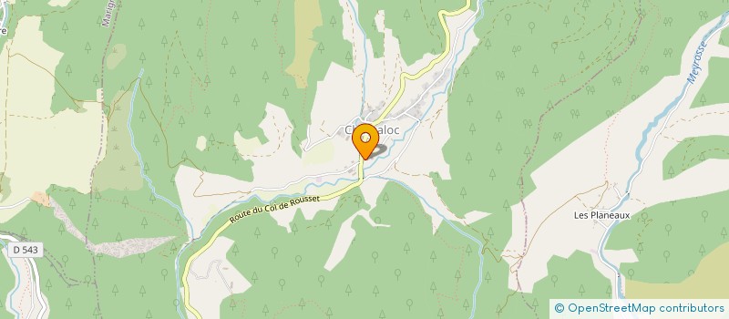 localisation de l'entreprise MONSIEUR NICOLAS GUICHARD  DIE