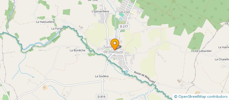 localisation de l'entreprise MONSIEUR NICOLAS GUIGNARD à SAINT-CLAIR-DE-HALOUZE