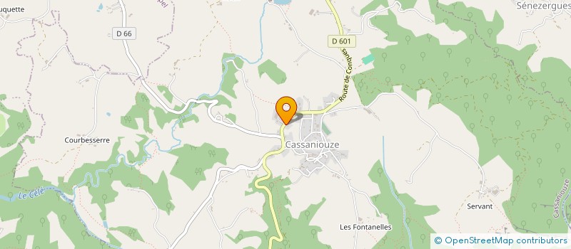 localisation de l'entreprise MONSIEUR NICOLAS GUIGNARD à CASSANIOUZE