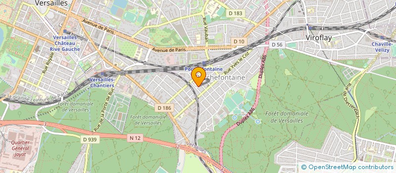 localisation de l'entreprise MONSIEUR NICOLAS GUIGNARD à VERSAILLES