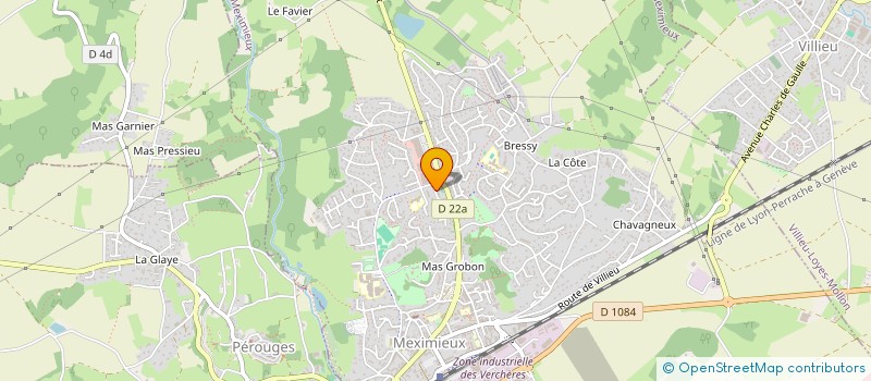 localisation de l'entreprise MONSIEUR NICOLAS GUIGNARD à MEXIMIEUX