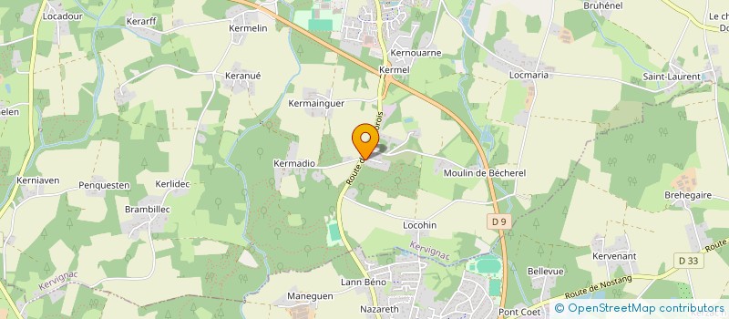 localisation de l'entreprise MONSIEUR NICOLAS GUIGUEN  LANESTER