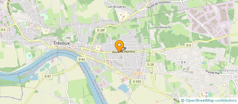 localisation de l'entreprise MONSIEUR NICOLAS GUILHOT à TREVOUX
