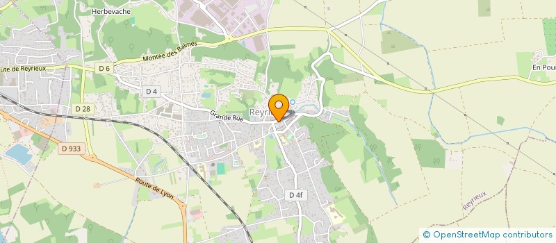localisation de l'entreprise MONSIEUR NICOLAS GUILLAND à REYRIEUX