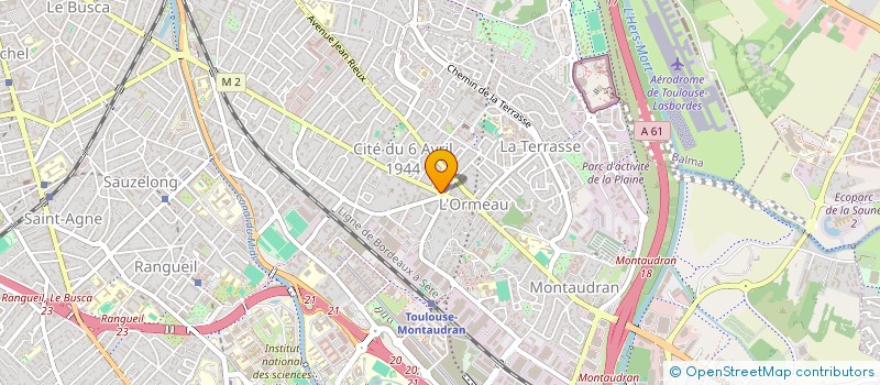 localisation de l'entreprise MONSIEUR NICOLAS GUILLARD à TOULOUSE