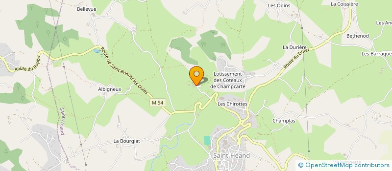 localisation de l'entreprise MONSIEUR NICOLAS GUILLARME à SAINT-HEAND