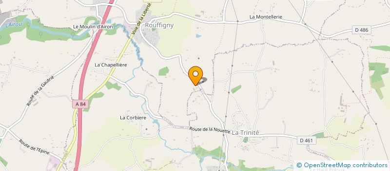 localisation de l'entreprise MONSIEUR NICOLAS GUILLAUME  VILLEDIEU-LES-POELES-ROUFFIGNY