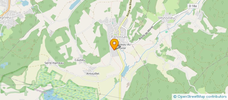 localisation de l'entreprise MONSIEUR NICOLAS GUILLAUT  PANOSSAS