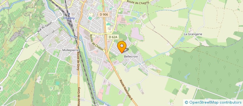 localisation de l'entreprise MONSIEUR NICOLAS GUILLEMARD  CHAGNY