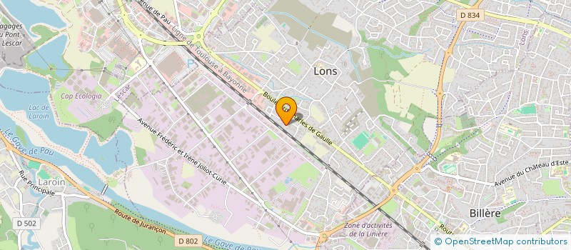 localisation de l'entreprise MONSIEUR NICOLAS GUILLEMJOUAN à LONS