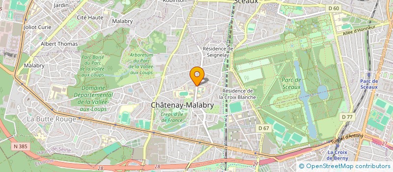localisation de l'entreprise MONSIEUR NICOLAS GUILLERAT à CHATENAY-MALABRY