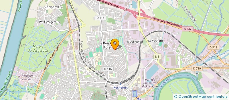 localisation de l'entreprise MONSIEUR NICOLAS GUILLERMAIN  ROCHEFORT