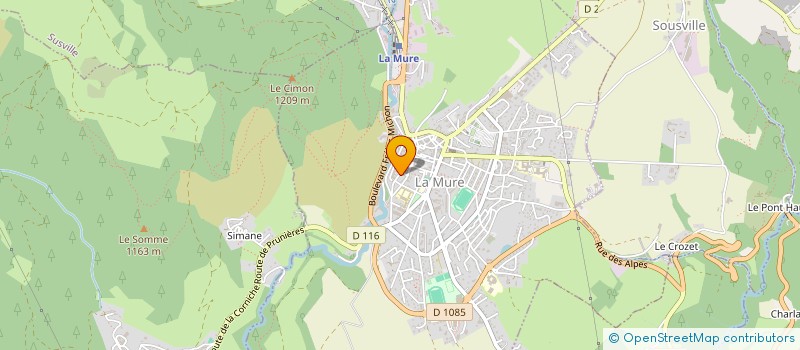 localisation de l'entreprise MONSIEUR NICOLAS GUILLERMAZ à LA MURE