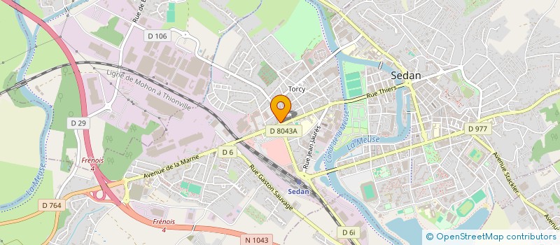 localisation de l'entreprise MONSIEUR NICOLAS GUILLET à SEDAN