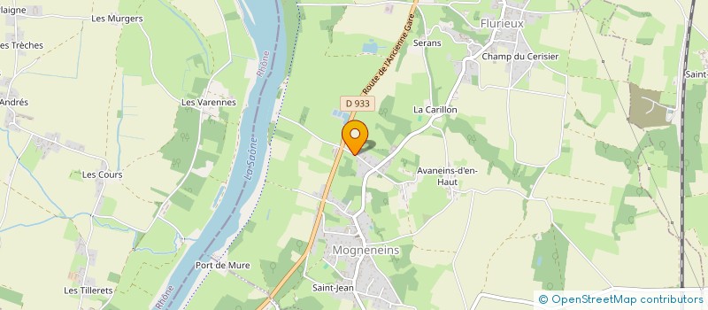 localisation de l'entreprise MONSIEUR NICOLAS GUILLON à MOGNENEINS