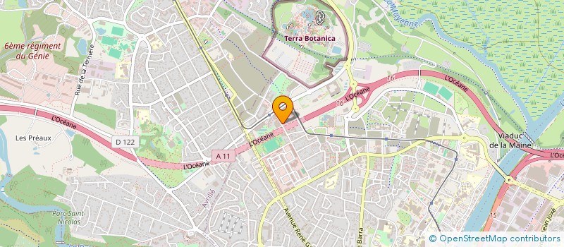 localisation de l'entreprise MONSIEUR NICOLAS GUILLON  ANGERS