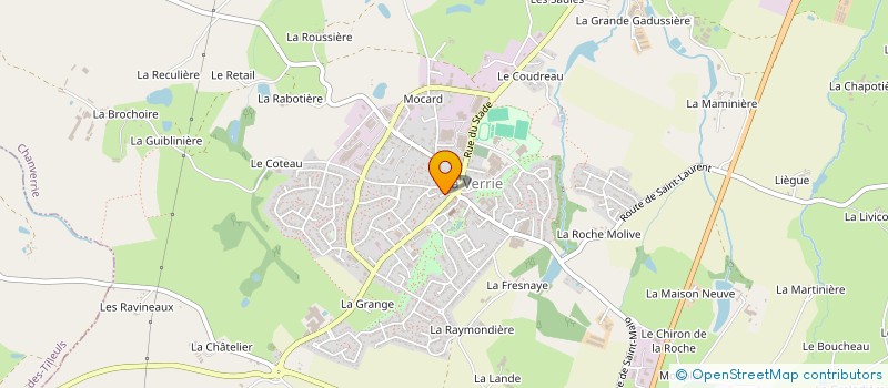 localisation de l'entreprise MONSIEUR NICOLAS GUILLONNEAU à CHANVERRIE