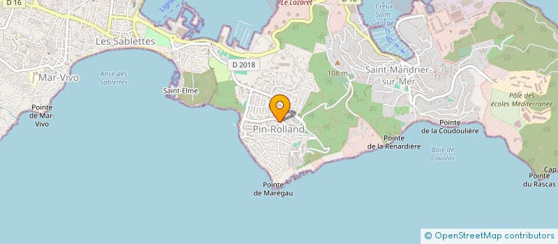 localisation de l'entreprise MONSIEUR NICOLAS GUILLOT  SAINT-MANDRIER-SUR-MER