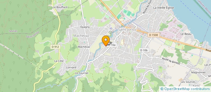 localisation de l'entreprise MONSIEUR NICOLAS GUILLOT  SAINT-JORIOZ