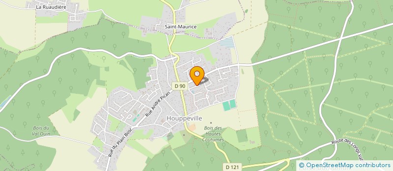 localisation de l'entreprise MONSIEUR NICOLAS GUILLOT  HOUPPEVILLE