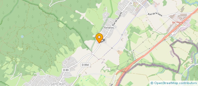 localisation de l'entreprise MONSIEUR NICOLAS GUILLOTIN  THOIRY