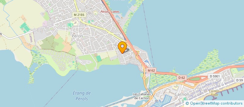 localisation de l'entreprise MONSIEUR NICOLAS GUIN  PEROLS