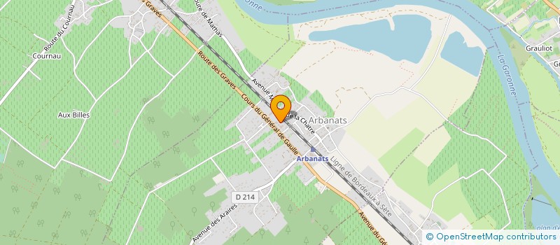 localisation de l'entreprise MONSIEUR NICOLAS GUINARD  ARBANATS